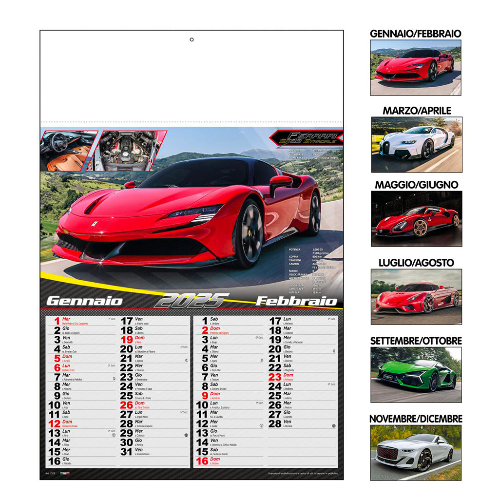 Calendario Auto Sportive