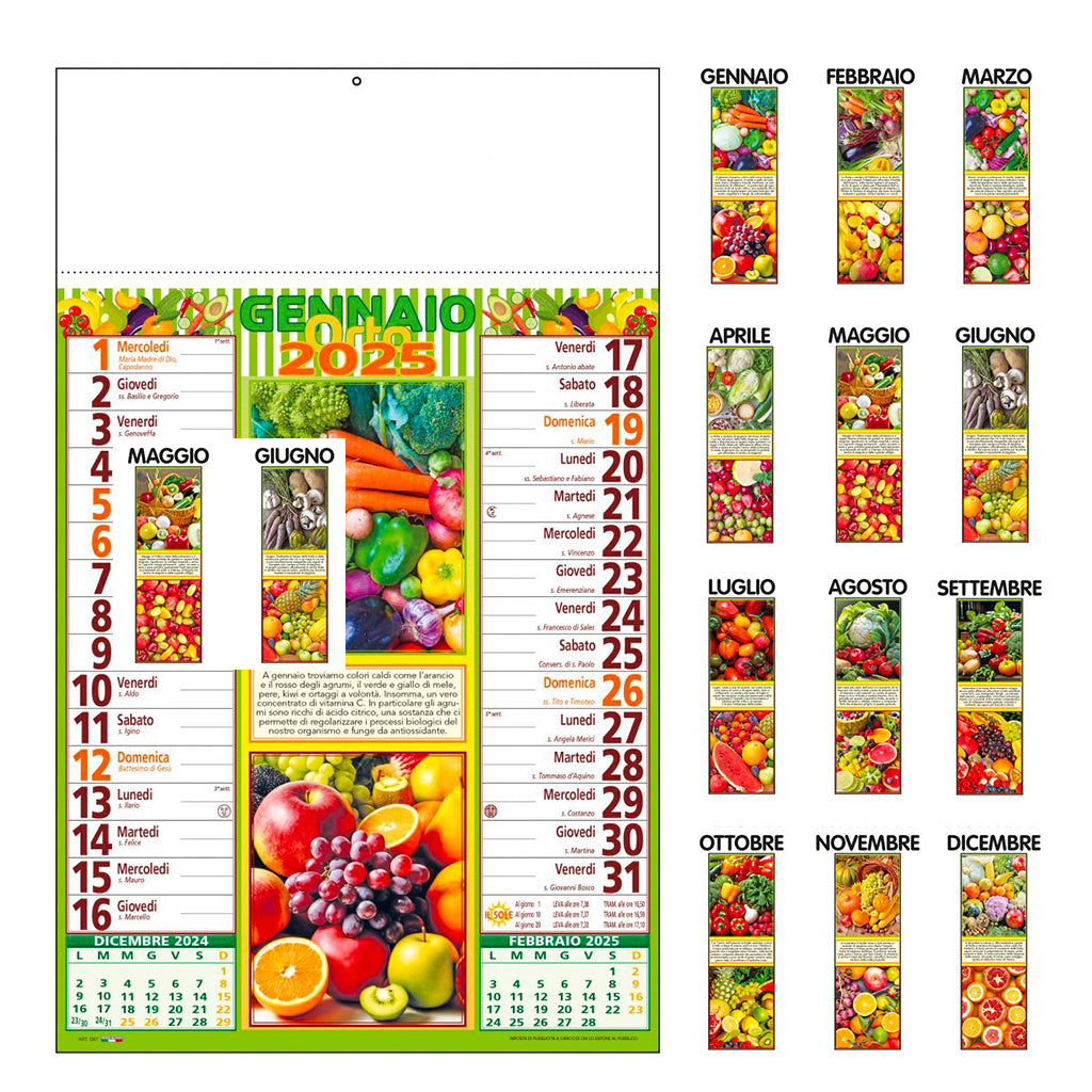 Calendario Frutta & Verdura